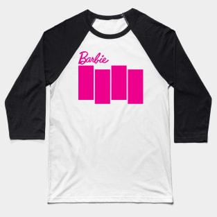 Barbie Black Flag Baseball T-Shirt